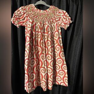 Three Sisters smocked dress